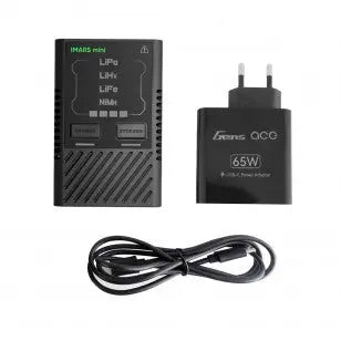 Chargeur de batterie intelligent Gens ace Imars Mini pour batteries LiPo, LiFe, NiMH