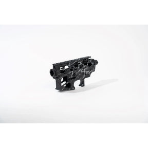 Corps Skeleton Essencial Airsoft M4 en alu usiné en CNC avec motifs uniques, peinture époxy, variété de finitions et accessoires inclus