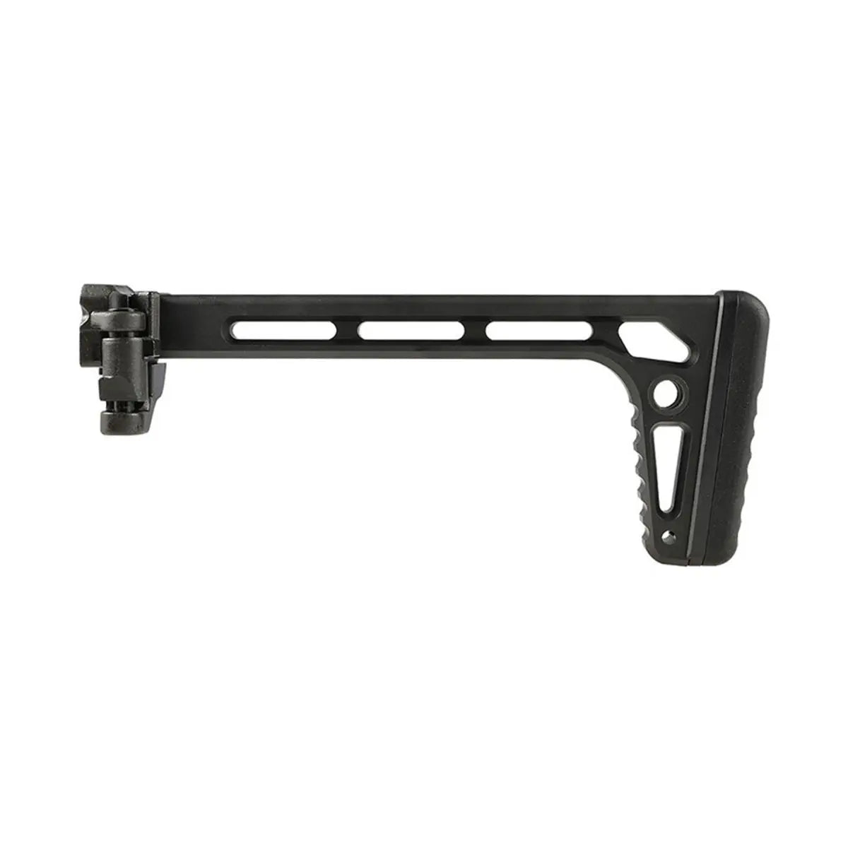 Crosse Atlas MCX noire avec rail picatinny, construction en alliage d'aluminium, pliable et robuste