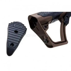 Réplique de fusil Cyma EMG Daniel Defense avec crosse CGS réglable en 5 positions en couleur marron et point d'attache de sangle QD intégré