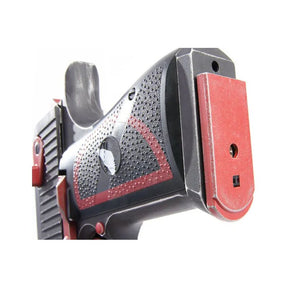 Balise alt SEO : "Pistolet airsoft DeadPool Painted Version Desert Eagle L6 .50AE GBB par WE - Hop-Up ajustable, 1,645 g, 270 mm, capacité 27 coups, puissance 350