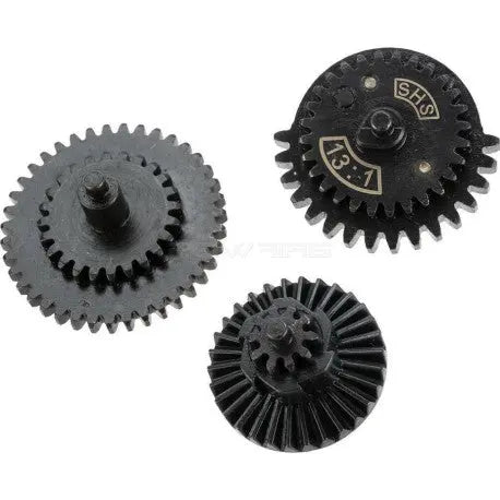 Engrenages CNC Extreme high speed 13:1 recommandés pour M100 ou 330 FPS avec secteur gear en Chrome Molybdenum