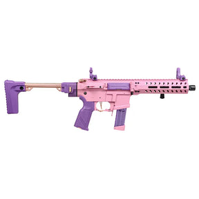 Édition limitée du FAR 9 G&G MACARON Rose/Violette, réplique légère et ultra compacte pour le CQB avec système ETU et crosse pliante