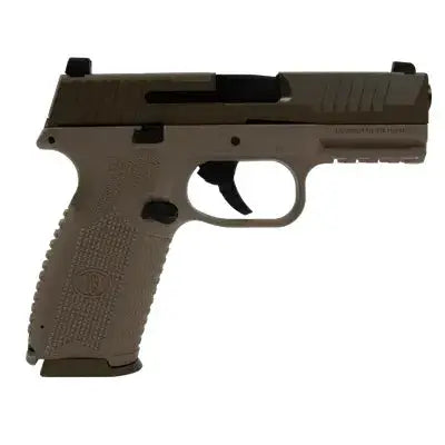 FN 509 Civilian GBB CO2 FDE airsoft gun with 1.2 joules energy and FN Herstal license