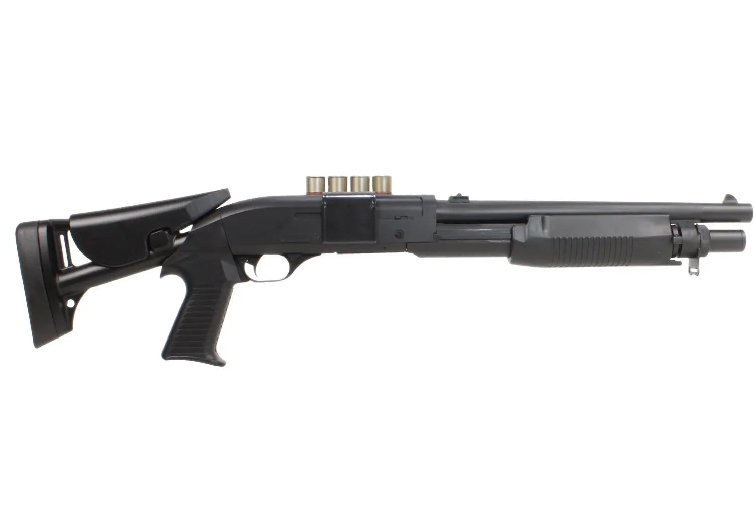 FUSIL A POMPE 6MM M3 RESSORT NOIR EssencialAirsoft