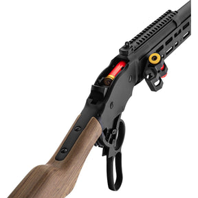 Réplique de fusil à levier sous garde AT8703 Golden Eagle Gas avec corps métal et bois et 5 cartouches fournies