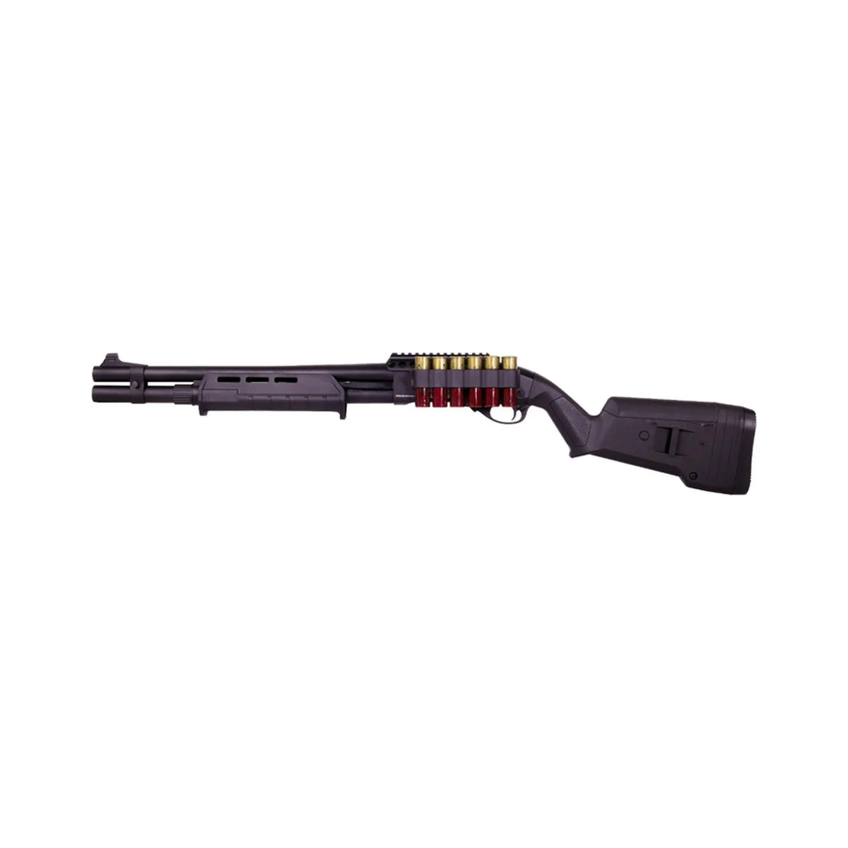 Airsoft fusil à pompe gaz 870 Golden Eagle avec accessoires