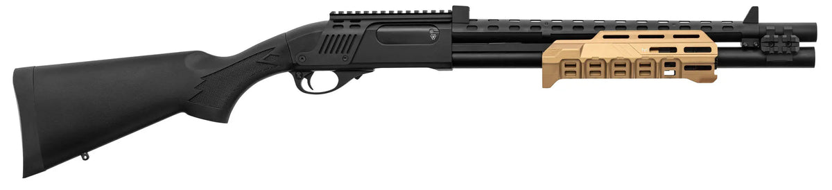 Fusil à pompe M870 Strike Industries noire et tan