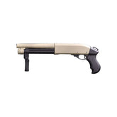 Fusil à pompe M870 gaz Golden Eagle Tan avec poignée rétractable pour CQB