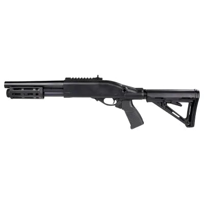 SECUTOR Velites Invicta G-III Black, fusil à pompe de 80-88 cm et 2800 g avec garde-main M-LOK, trois canons internes et puissance de 270-