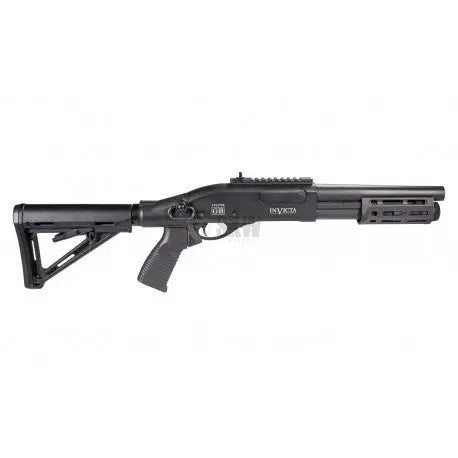 SECUTOR Velites Invicta G-III Black shotgun with M-LOK handguard, internal barrel length of 300mm, and shooting power of 270-300 FPS