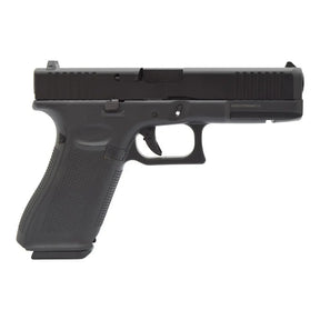 Réplique de pistolet à gaz G17 Golden Eagle noir, type Glock17, avec glissière en métal, corps en polymère, chargeur à gaz en métal de 23 coups, rail sous le canon