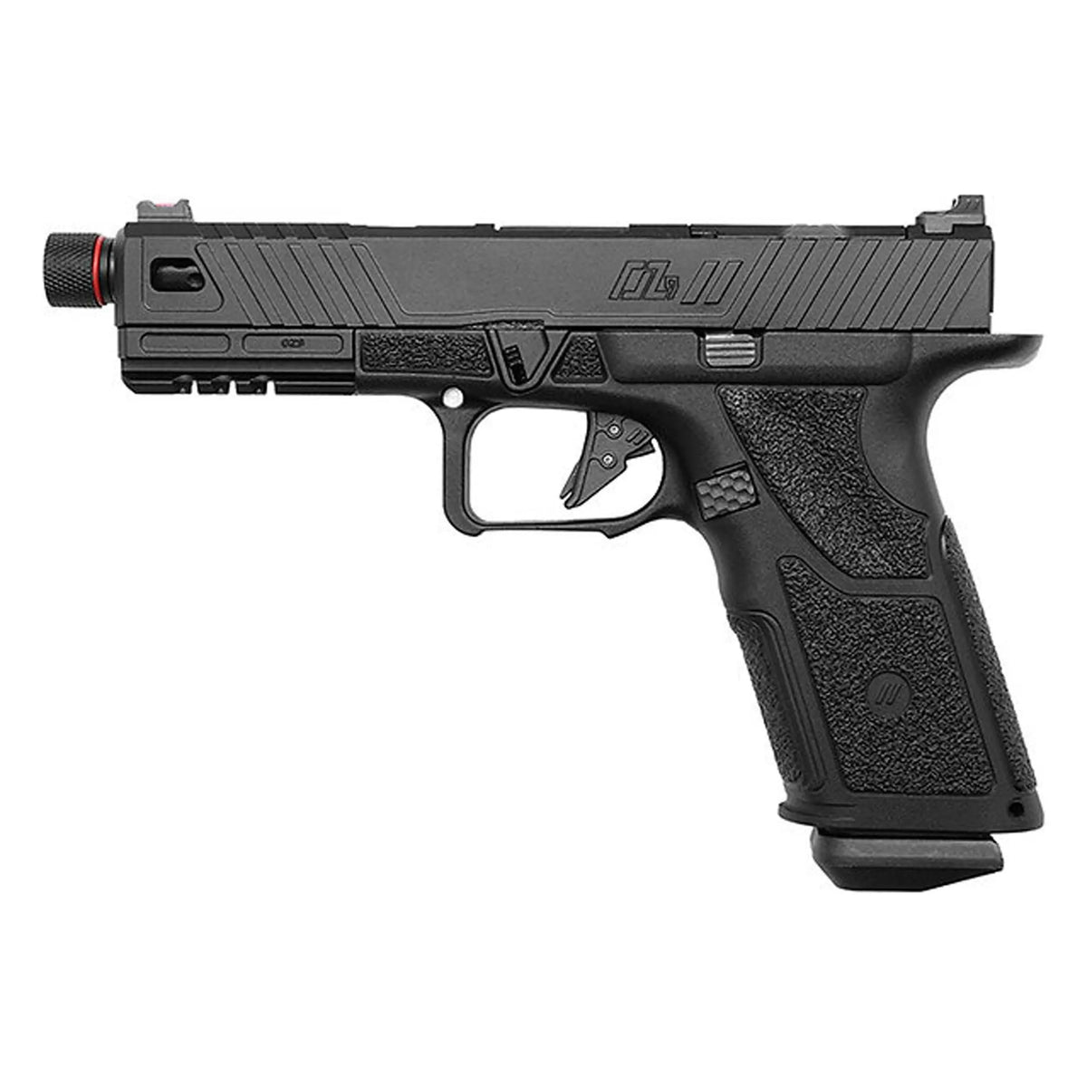 GBB PTS Zev OZ9 Noir - Pistolet airsoft à gaz blowback avec caractéristiques innovantes et durabilité garantie