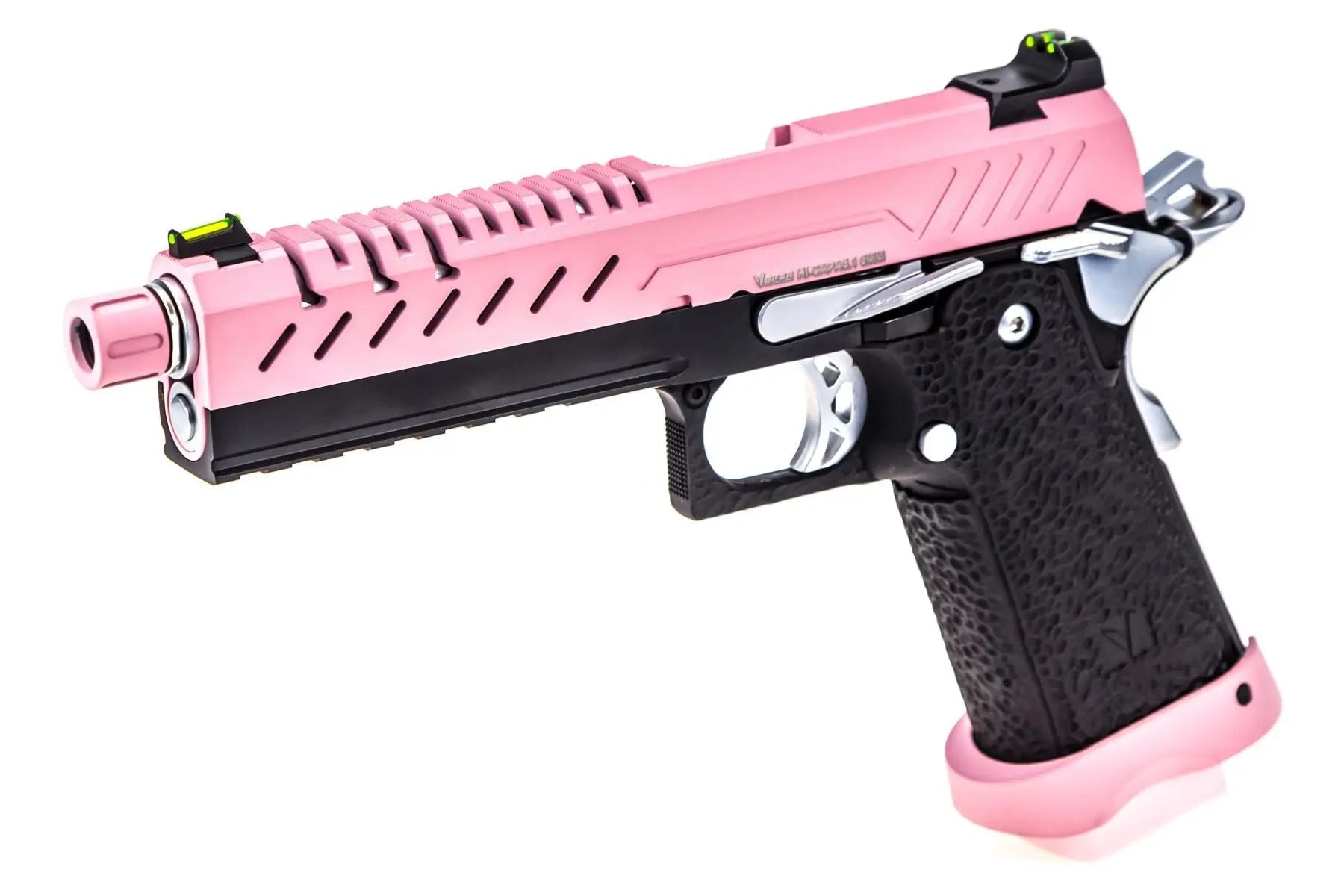 GBB gaz Hi-Capa 5.1 Noir / Rose 1,0J