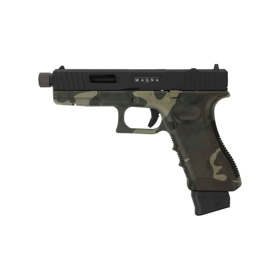 Secutor Arms Gladius Magna VI Custom Woodland avec blow back, hop up, poids de 730g, FPS de 300-320, glissière CNC de haute qualité, compatible RMR SAG1020, canon exter