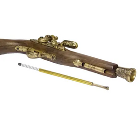 GNB Century Pirate Flintlock GAS with polymer material, dimensions of 410x52x175 mm, and a weight of 1150 g