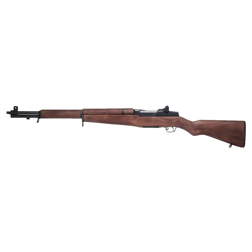 Réplique du fusil m1 Garand post-1943 en métal et bois véritable avec chargeur de 20 coups, levier d'armement réaliste et compartiment à piles dans le stock, G&