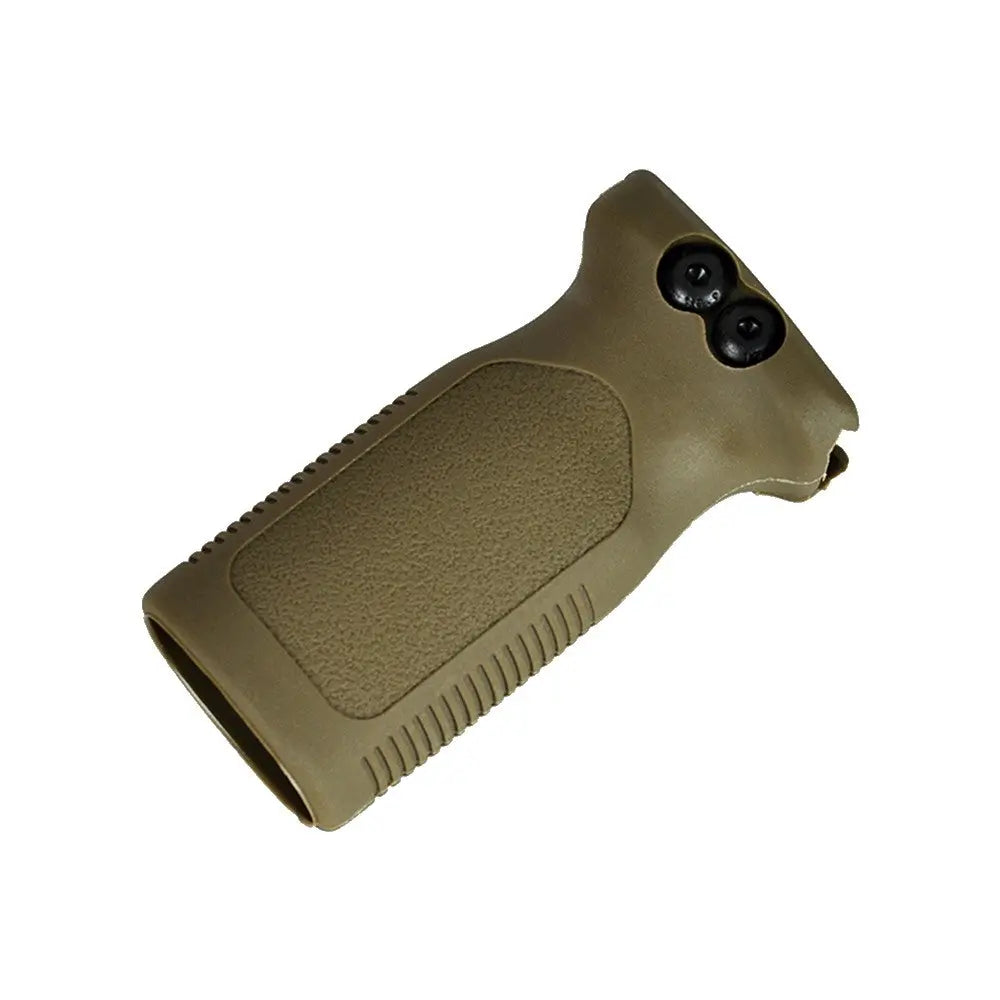 Tan long picatinny vertical grip for firearms
