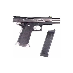 HI-CAPA 5.1 T.REX Silver Gaz Blowback Pistolet en métal, Poids 950g, Longueur 220mm, FPS 280-300