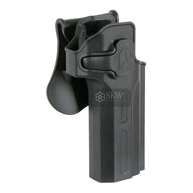 Photo fond blanc HOLSTER ROT360 DESERT AMOMAX de trois-quart face inversé