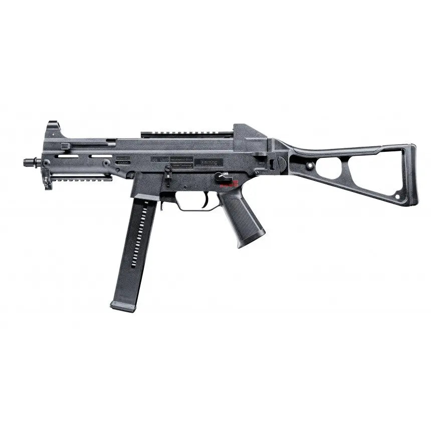 Airsoft H&K UMP SPORTSLINE avec fonction semi et full auto, bloc hop-up réglable, batterie 1100 MAH/NI-MH 8,4V, connectique mini tamiya, carc