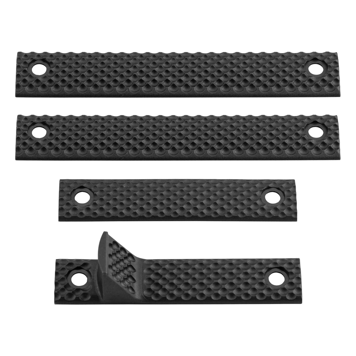 Hand stop noir en polymère haute densité pour rail M-LOK pour amélioration de la prise en main de la réplique