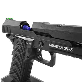 Hi-Capa SSP5 Novritsch 4.3, pistolet airsoft à recul rapide, capacité de 31 BB, conçu en Autriche, recommandé pour usage avec billes de 0.40