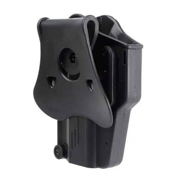 Amomax Gen2 Holster universel noir en ABS renforcé pour droitier