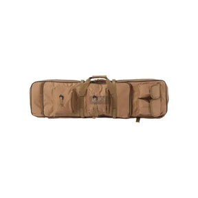 Alt tag pour une housse de transport pour fusil 100cm Tan Delta Tactics avec multipoches, matelassée et en polyester Oxford 450D
