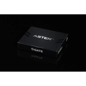 Kit Bloc Détente GATE ASTER V2 Câblage avant pour airsoft, avec détente électronique programmable et pivotable, incluant de nombreuses fonctionnalités comme le pre-cocking, le contr