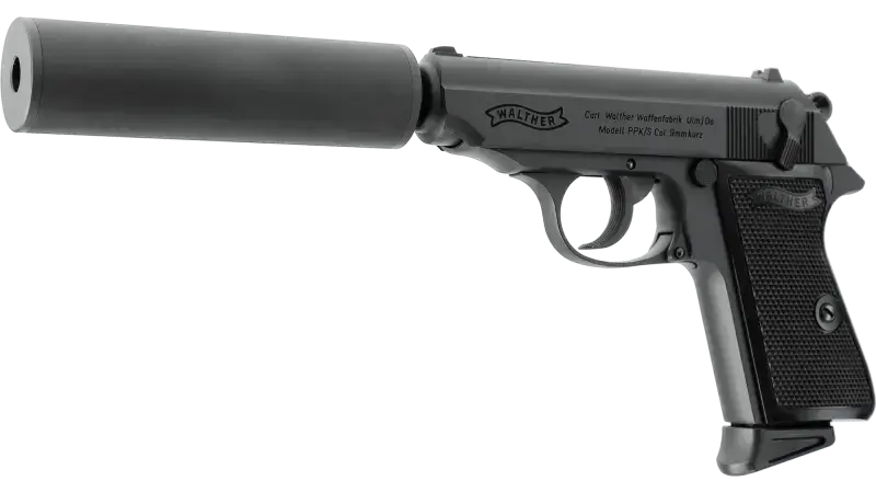 WALTHER PPK/S BLK KIT BBS 6MM GAZ