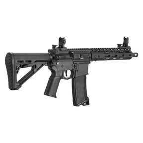 Réplique d'airsoft LT-36 Archon Lancer Tactical Gen 3 Noir avec crosse Delta et garde-main M-LOK de 9 pouces