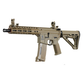 Réplique d'airsoft avancée LT-36 Archon Lancer Tactical Gen 3 TAN avec Crosse Delta et garde-main M-LOK de 9 pouces