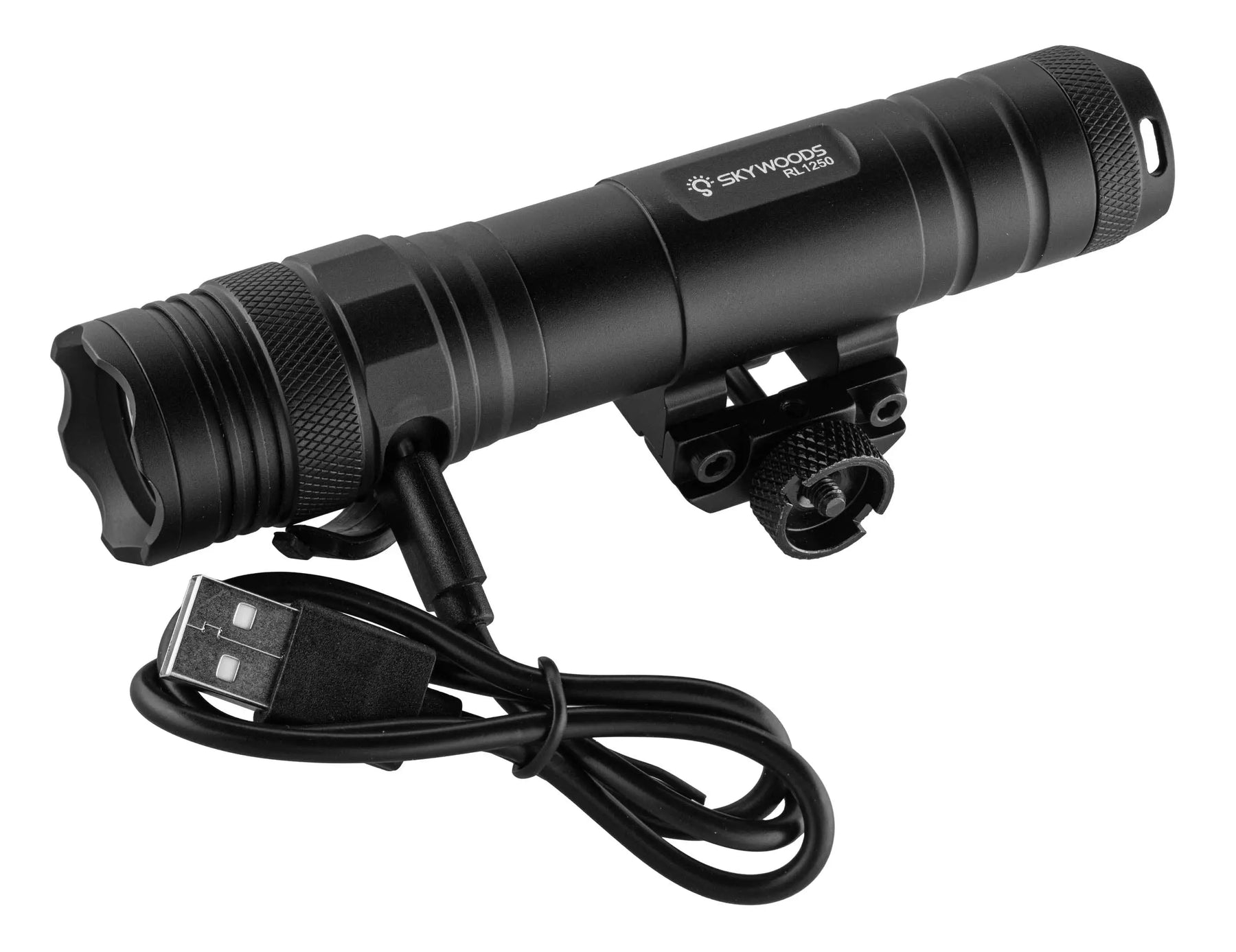Lampe Tactique Skywoods Tactical Orghini L70192 - 1250 Lumens avec Montage Rail Picatinny et M-Lock