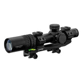 Vue de la lunette 1.2-6x20WA Storm Optics avec rail de montage, diamètre d'objectif de 35mm, résistant à l'eau et traitement anti-reflet