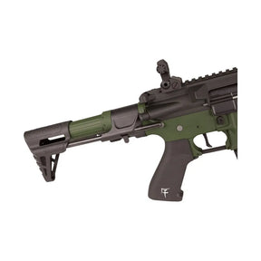 Image du M4 BUSHIDO REI OD SAIGO, airsoft non blow back de 2500g, long de 500mm, en métal, avec un FPS de 330, un chargeur de 130 rds