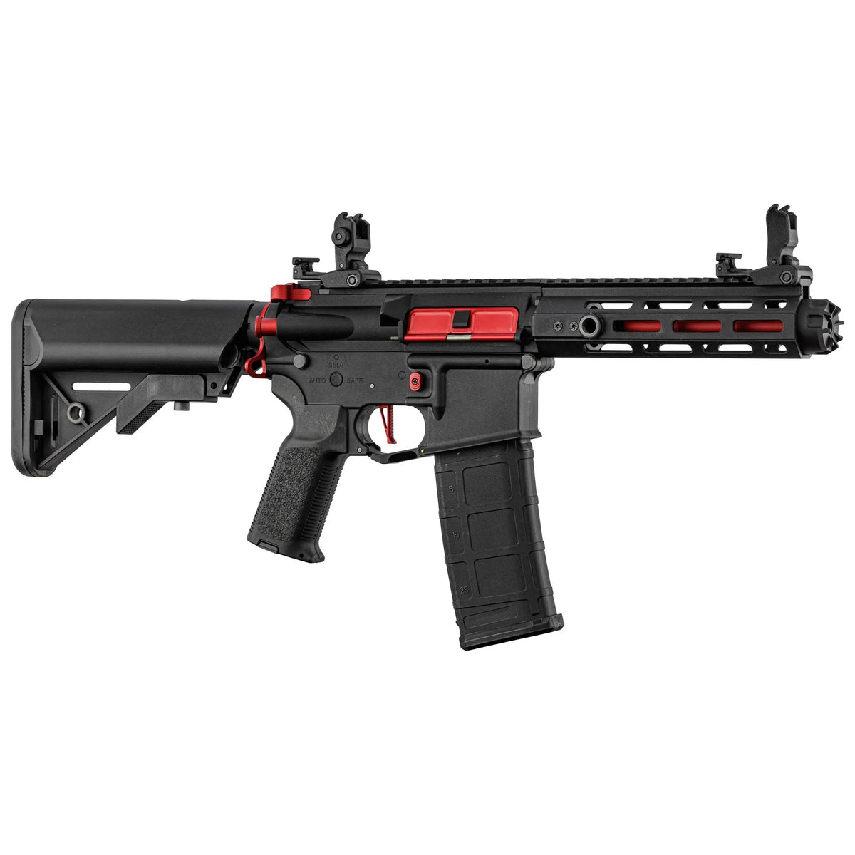Pack complet M4 LT-32 Hellion Noir/Rouge avec gearbox V2 et composants en métal