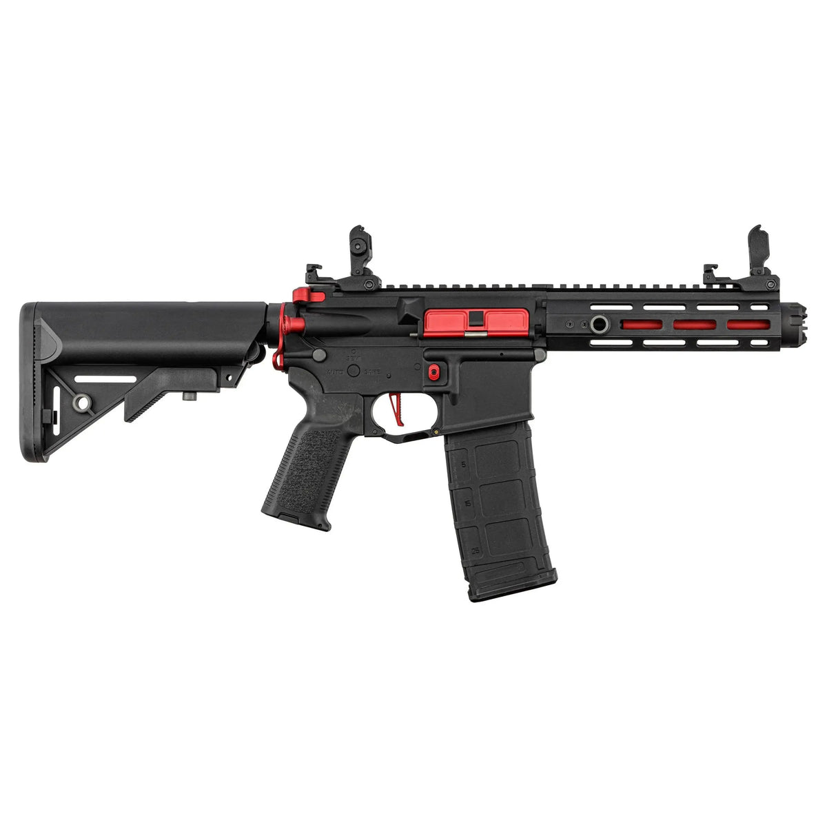 Pack complet M4 LT-32 Hellion Noir/Rouge avec gearbox V2 et pièces internes et externes haut de gamme
