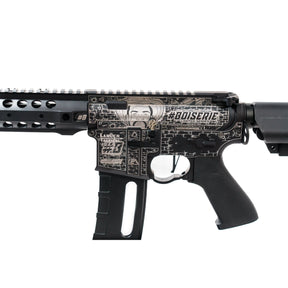 M4 Edition Boiserie par D-Boys - Fusil électrique full metal de calibre 6mm