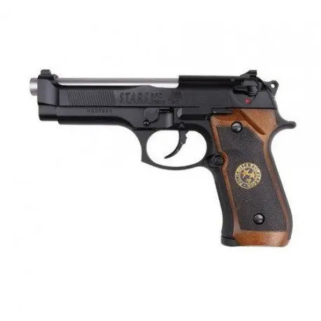 M92 Biohazard GBB WE Gaz airsoft gun noir, 890g, en polymère et aluminium