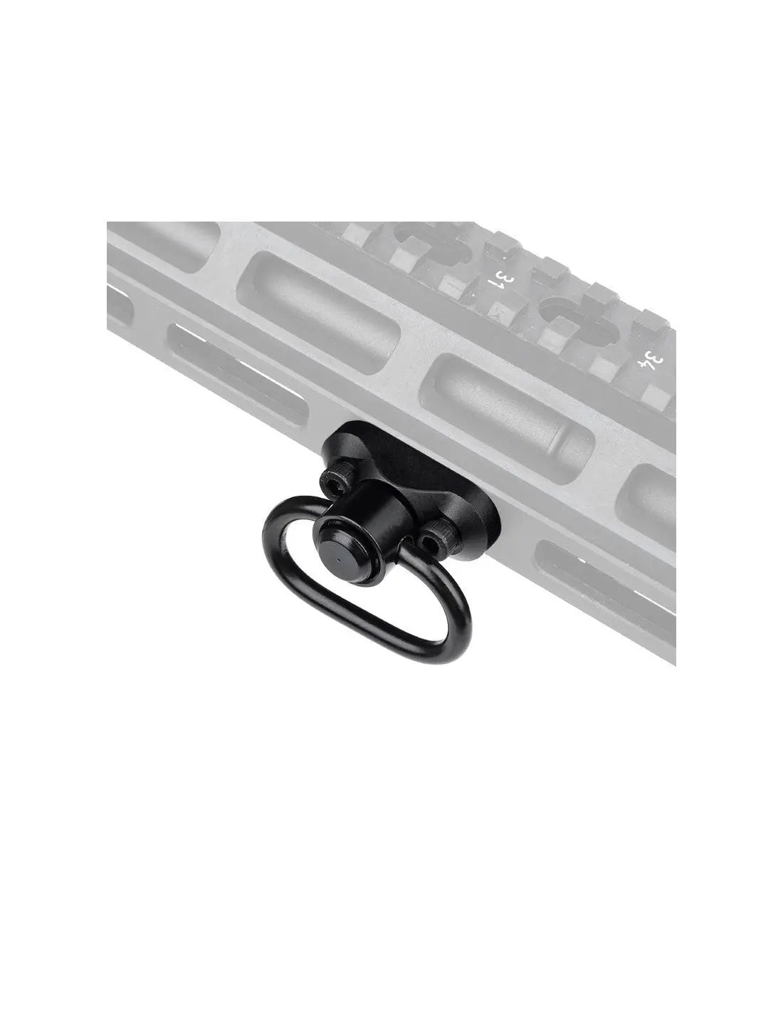 METAL attache sangle QD pour rail M-Lok & KeyMod - Noir POWAIR6