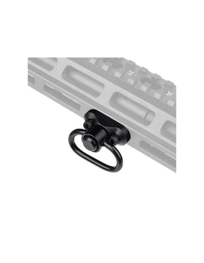 METAL attache sangle QD pour rail M-Lok & KeyMod - Noir POWAIR6
