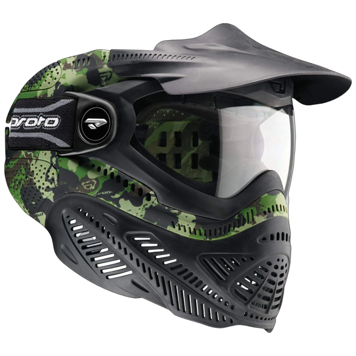 Masque Proto FS Thermal Camo avec design sophistiqué, changement de verre rapide et double écran thermal anti-buée