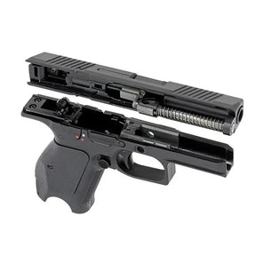 Pistolet 6mm KW-15 Blowback Noir de Kizuna Works avec grip ergonomique, rail pour accessoires et blowback