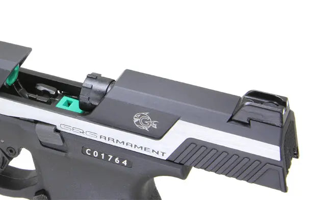 PISTOLET 6MM PIRANHA MK I SILVER