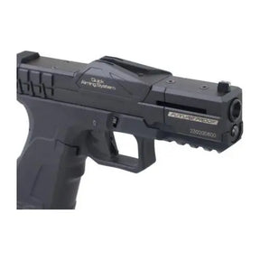 PISTOLET GBB XG8-PB POSEIDON avec glissière et corps en polymère renforcé, canon interne en laiton, système breveté pour performances améliorées à basse temp