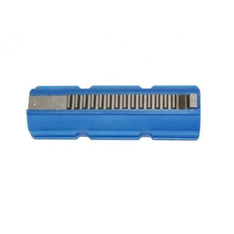Alt tag : Piston 14 dents en métal SHS, compatible avec AEG standards, fabriqué en fibre de verre renforcée, idéal pour les configurations haute cadence