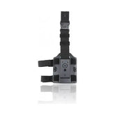 Plaque de cuisse noire AMOMAX pour adapter les portes chargeurs et holsters
