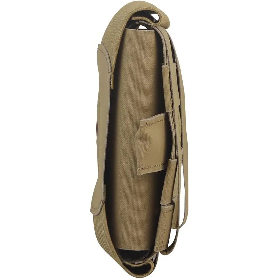 Poche MOLLE First Aid XL Tan pour équipement médical d'airsoft, robuste et compacte avec rangements spécifiques