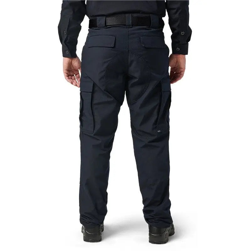 5.11 Pantalon Flex-Tac TDU Ripstop Dark Navy résistant avec ceinture auto-ajustable, poches cargo compatibles avec TacTec System™ et finition Teflon™ pour une résistance aux
